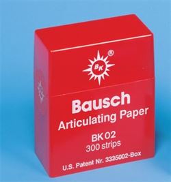 BAUSCH Artikülasyon Kağıdı 200 Mikron Nal ve Düz